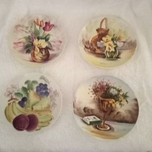 Hand painted plates wall decor